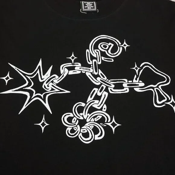 Always Black Trend Graphic Short Sleeve T Shirt